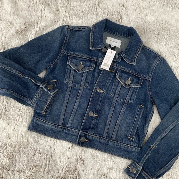 NWT Current/Elliot The Baby Trucker Denim Jacket | Current/Elliot Denim Jacket - Picture 4 of 16